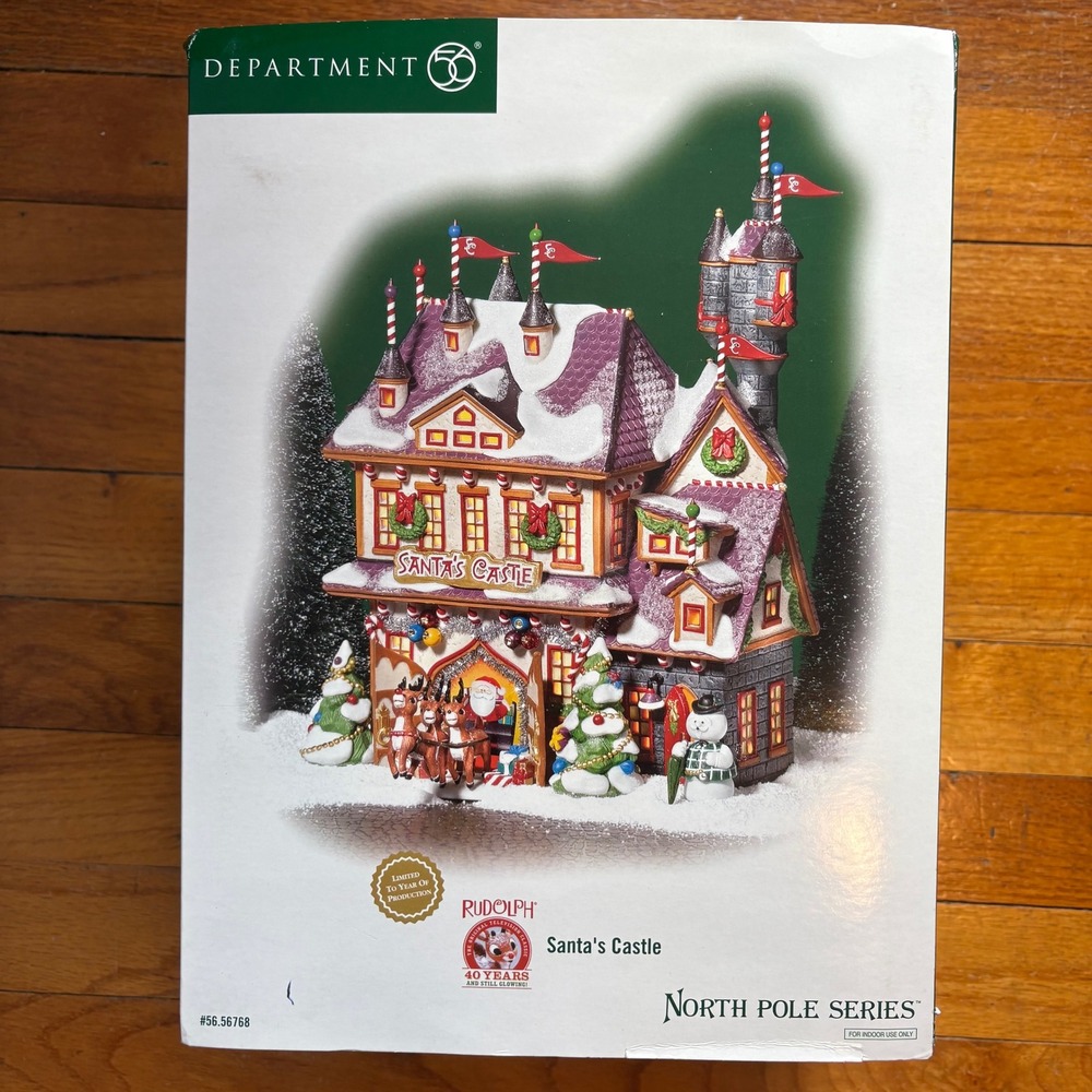Department 56 Santa's Castle Multicolor North Pole Series 56.56773 READ - Picture 9 of 10
